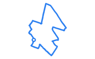 Route shape for Route 16 at Birmingham (Kingstanding) DTC