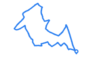 Route shape for Route 3 at Birmingham (Shirley) DTC