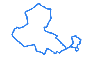 Route shape for Route 5 at Birmingham (Shirley) DTC