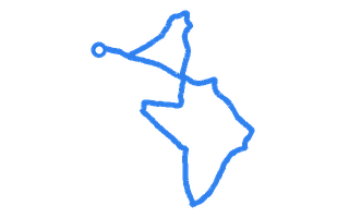 Route shape for Route 7 at Birmingham (Shirley) DTC