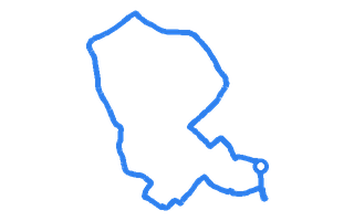 Route shape for Route 8 at Birmingham (Shirley) DTC