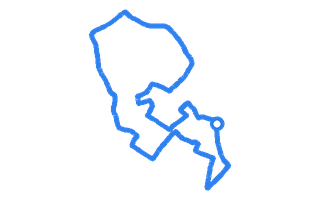 Route shape for Route 10 at Birmingham (Shirley) DTC
