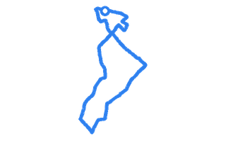 Route shape for Route 13 at Birmingham (Shirley) DTC