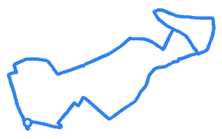 Route shape for Route 14 at Birmingham (Shirley) DTC