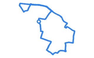 Route shape for Route 3 at Birmingham (South Yardley) DTC