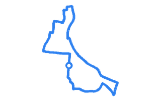 Route shape for Route 5 at Birmingham (South Yardley) DTC