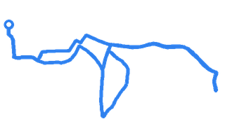 Route shape for Route 6 at Birmingham (South Yardley) DTC