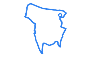 Route shape for Route 9 at Birmingham (South Yardley) DTC