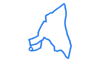 Route shape for Route 3 at Birmingham (Sutton Coldfield) DTC