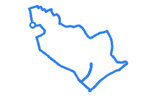 Route shape for Route 11 at Birmingham (Sutton Coldfield) DTC