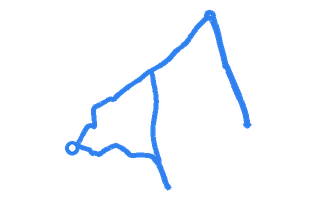 Route shape for Route 5 at Birmingham (Wyndley) DTC