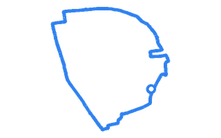 Route shape for Route 8 at Birmingham (Wyndley) DTC