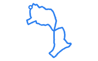 Route shape for Route 10 at Birmingham (Wyndley) DTC