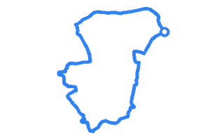 Route shape for Route 7 at Bishopbriggs DTC