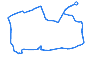 Route shape for Route 17 (NEW) at Bishopbriggs DTC