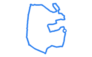 Route shape for Route 1 at Bishops Stortford DTC
