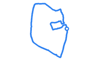 Route shape for Route 2 at Bishops Stortford DTC