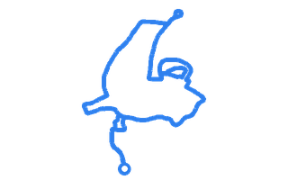 Route shape for Route 5 at Bishops Stortford DTC