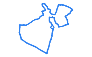 Route shape for Route 8 at Bishops Stortford DTC