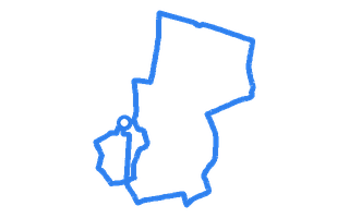 Route shape for Route 1 at Blackpool DTC