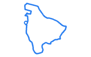 Route shape for Route 4 at Blackpool DTC