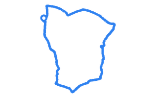 Route shape for Route 6 at Blackpool DTC
