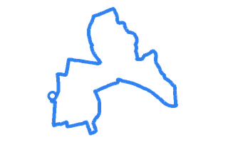 Route shape for Route 8 at Blackpool DTC