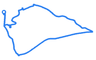 Route shape for Route 9 at Blackpool DTC