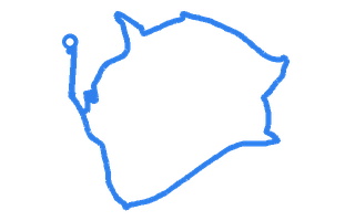 Route shape for Route 14 at Blackpool DTC