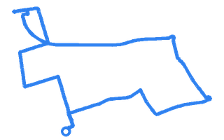 Route shape for Route 4 (NEW) at Blackpool DTC (Avroe Crescent)