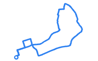 Route shape for Route 5 (NEW) at Blackpool DTC (Avroe Crescent)