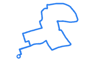 Route shape for Route 6 (NEW) at Blackpool DTC (Avroe Crescent)