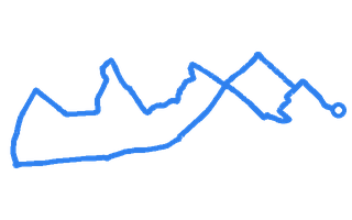 Route shape for Route 3 at Bletchley DTC
