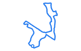 Route shape for Route 14 (NEW) at Bletchley DTC