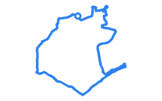 Route shape for Route 18 (NEW) at Bletchley DTC