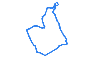 Route shape for Route 8 at Blyth DTC