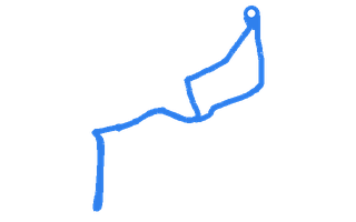Route shape for Route 16 at Blyth DTC