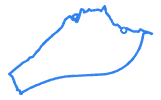 Route shape for Route 3 at Bodmin (Cornwall) DTC