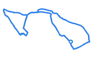 Route shape for Route 5 at Bodmin (Cornwall) DTC