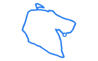 Route shape for Route 6 at Bodmin (Cornwall) DTC