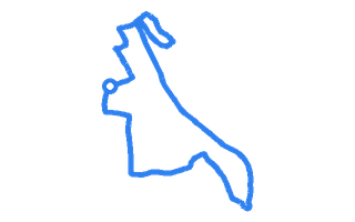 Route shape for Route 3 at Bolton DTC