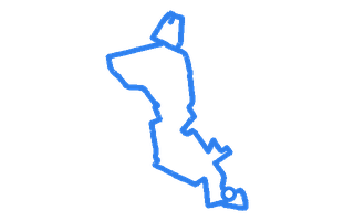 Route shape for Route 6 at Bolton DTC