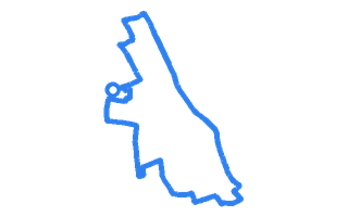 Route shape for Route 10 at Bolton DTC
