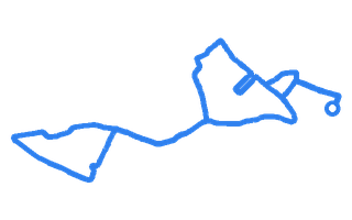 Route shape for Route 1 at Borehamwood DTC