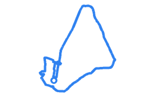 Route shape for Route 5 at Borehamwood DTC