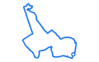 Route shape for Route 12 at Borehamwood DTC