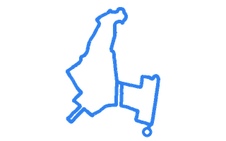 Route shape for Route 13 at Borehamwood DTC