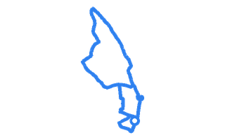 Route shape for Route 14 at Borehamwood DTC