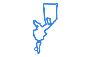 Route shape for Route 5 at Boston DTC