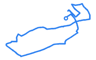 Route shape for Route 6 at Bradford DTC (Heaton)